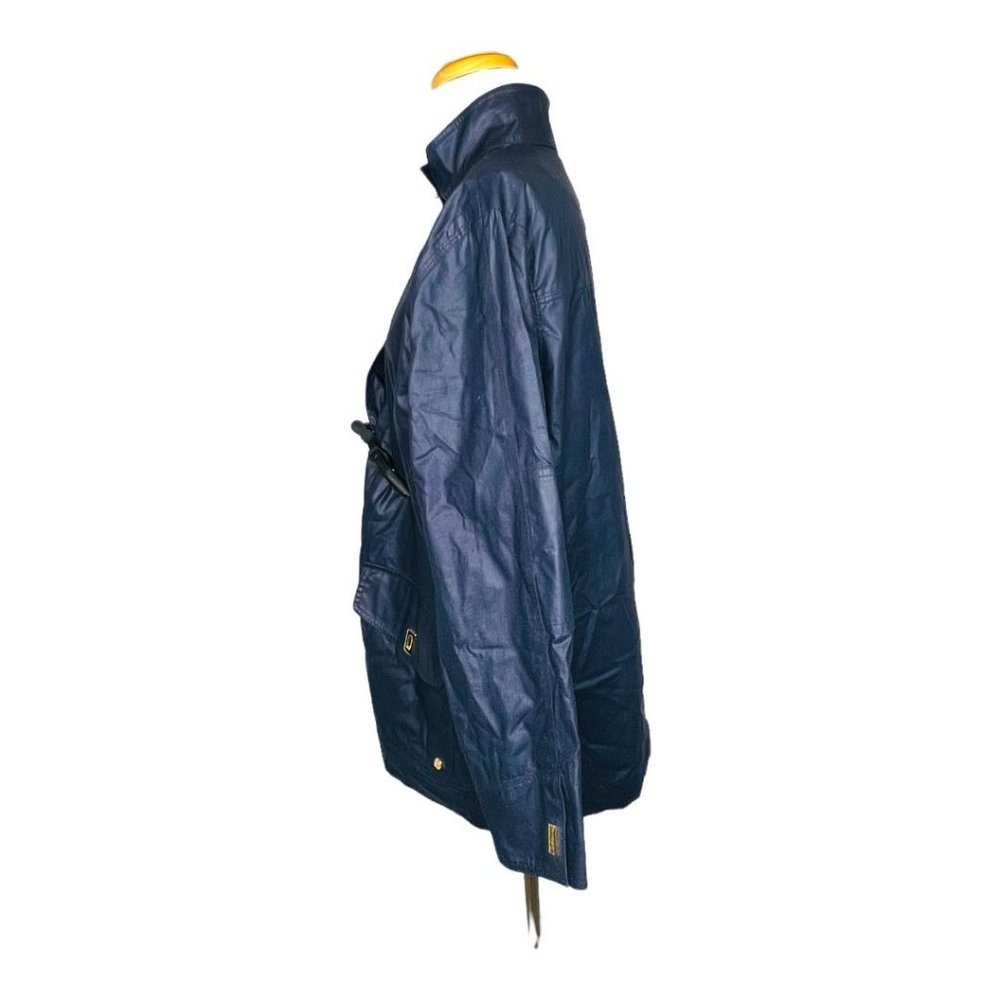 RALPH LAUREN Dry Goods Women's PS Blue Raincoat Sailing Nautical Rain Jacket - Picture 7 of 12